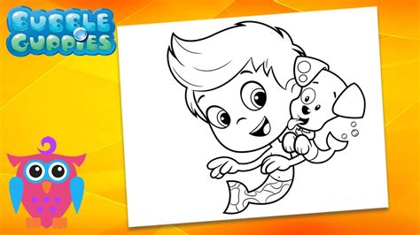 Bubble Guppies Gil Coloring Pages