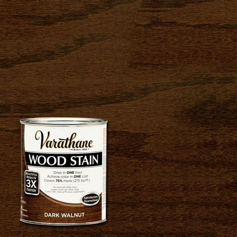 Varathane 1 qt. 3X Dark Walnut Premium Wood Interior Stain (2-Pack)-266167 - The Home Depot