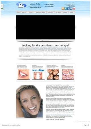 best dentist Anchorage | PDF