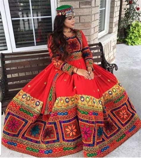 Afghan kuchi traditional handmade 3 piece wedding dress | Etsy