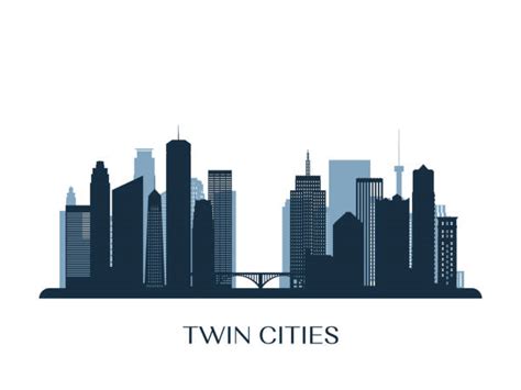 280+ Twin Cities Skyline Stock Illustrations, Royalty-Free Vector Graphics & Clip Art - iStock