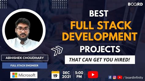 Best Full Stack Development Projects That Can Get You Hired! - YouTube