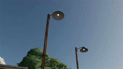 Wooden floor lamp FS22 - KingMods