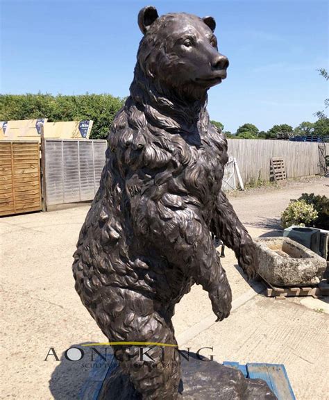 Outdoor bear statue | metal art decorate|outdoor metal decor