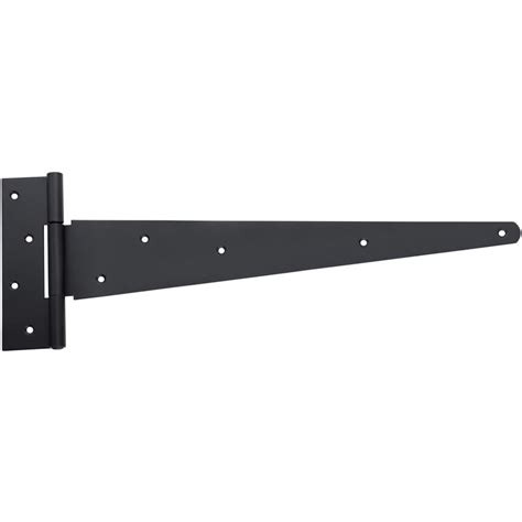 Heavy Duty Tee Hinge 450mm Black | Toolstation