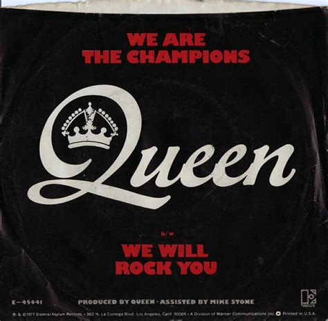 Queen, "We are the Champions", 1977