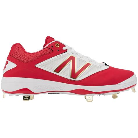 New Balance Men's 4040 V3 Metal Baseball Cleats (Red/White, 16) - Walmart.com - Walmart.com