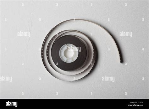 film reel on white background Stock Photo - Alamy