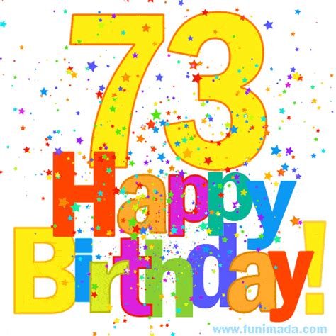 Happy 73rd Birthday Animated GIFs | Funimada.com