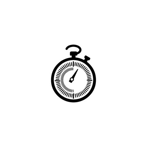 Digital stopwatch black color icon 7851029 Vector Art at Vecteezy