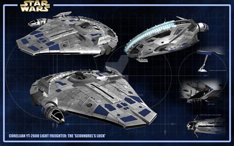 Star Wars YT-2600 Freighter: The 'Scoundrels Luck' by calamitySi ...