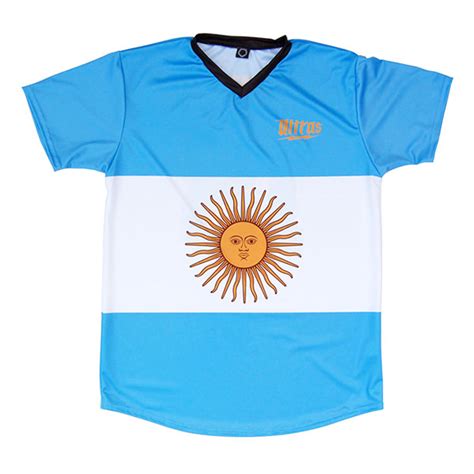 FIFA Argentina Sublimated Sun Logo Soccer Jersey