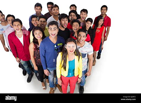 indian College friends Group Crowds Stock Photo - Alamy