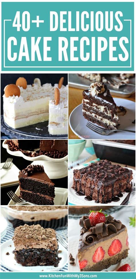 50 of the BEST Cake Recipes | Best cake recipes, Cake recipes, Delicious cake recipes