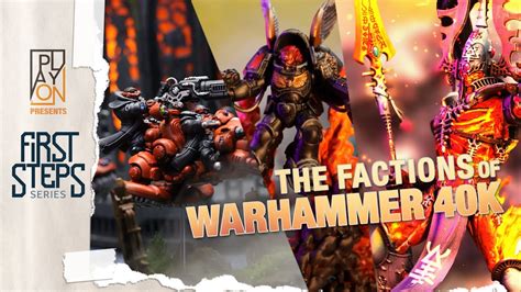 All the Factions of Warhammer 40k. A Quick Introduction - YouTube