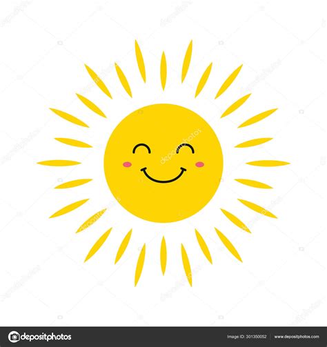 Smiley Sun Svg