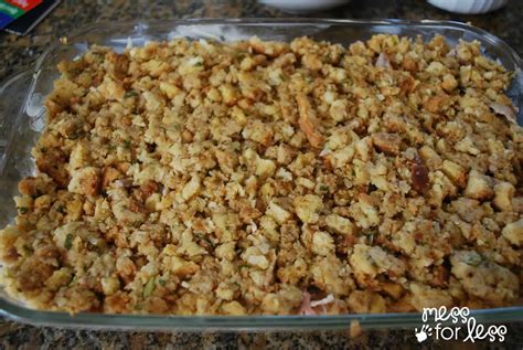 Thanksgiving Dinner Casserole - Mess for Less