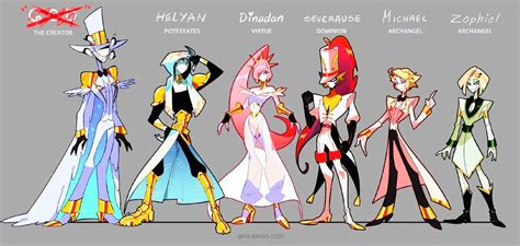 Pin by Silverfury104 on Hazbin Hotel (Angels) | Character design, Hotel ...