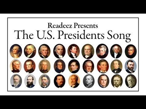 10 Best Presidents song images | Presidents song, Presidents, Presidents day