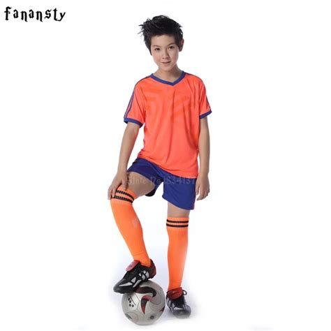 Top quality football uniform kids 2017/2018 custom soccer uniform for boys soccer jerseys ...