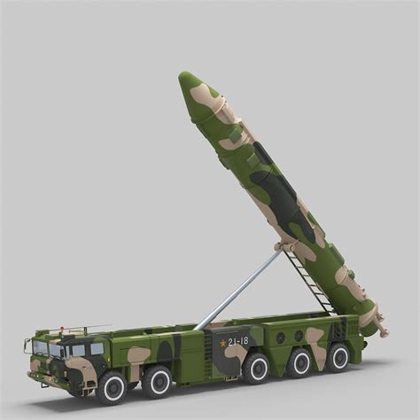 Chinese df-21 missile 3D - TurboSquid 1168845