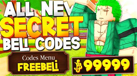 ALL NEW 3 *SECRET* CODES in ONE PIECE MILLENNIUM 3 CODES! (ONE PIECE MILLENNIUM 3 CODES) ROBLOX ...