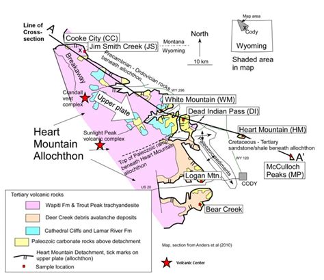 Heart Mountain Wyoming Map - Zip Code Map