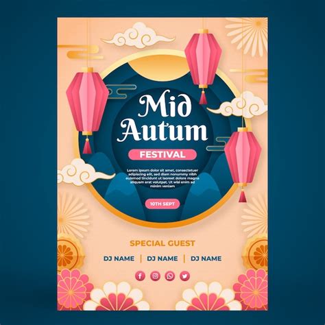 Mid autumn festival poster Vectors & Illustrations for Free Download ...