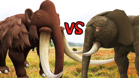 Mammoth vs Elephant | SPORE - YouTube