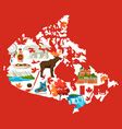 Canada map Royalty Free Vector Image - VectorStock