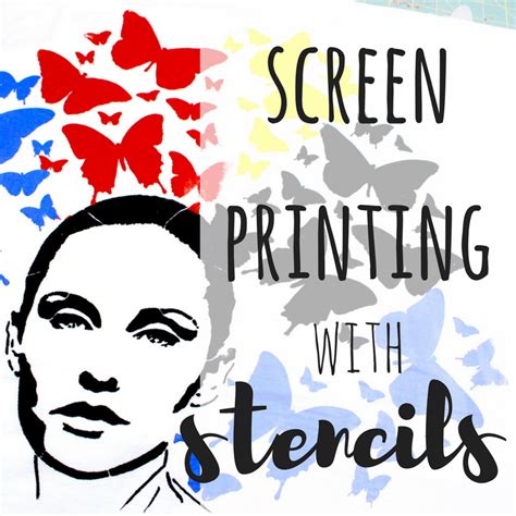 Screen Printing with Stencils: Stencil Girl Guest Designer https://www.kinueko.com/blog/screen ...