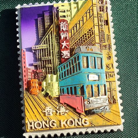 Memory of Hong Kong, Tourist Travel Souvenir 3D Resin Decorative Fridge Magnet Craft GIFT IDEA ...