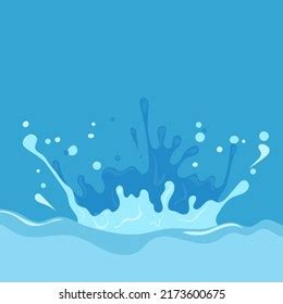 Illustration Water Splash Vector Stock Vector (Royalty Free) 2173600675 | Shutterstock