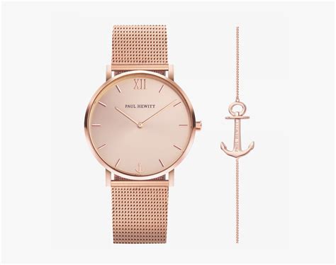 Paul Hewitt Set Sailor Rose Sunray & Anchor Spirit - Paul Hewitt Rose Gold Watch, HD Png ...