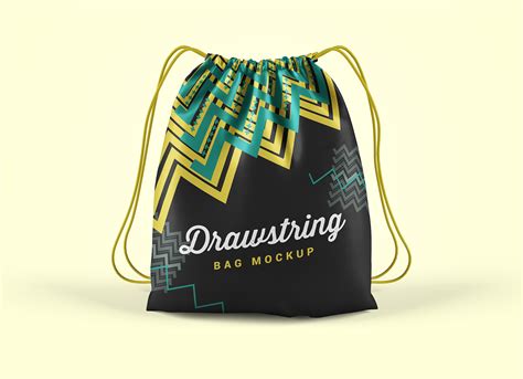 Free Drawstring Bag Mockup PSD - Good Mockups