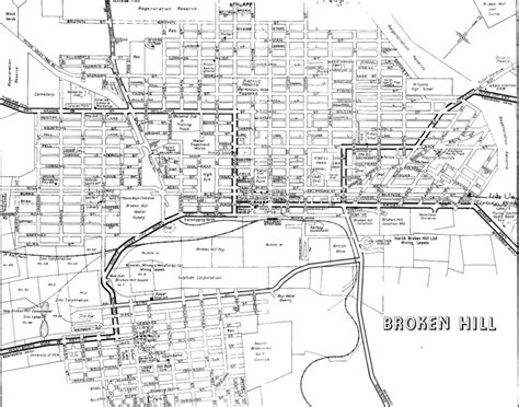 Map Of Broken Hill – Verjaardag Vrouw 2020