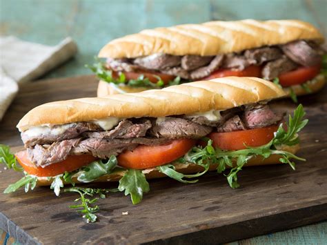 Pepper-Crusted Steak Sandwiches