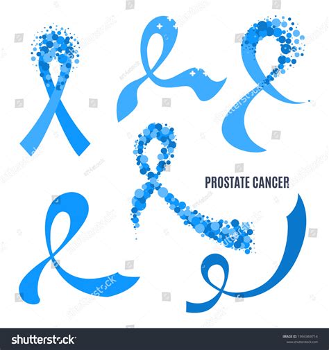 Prostate Cancer Awareness Ribbon Collection Set Stock Vector (Royalty Free) 1994369714 ...