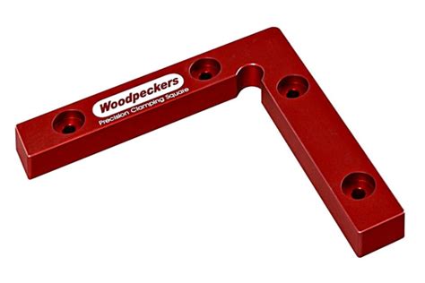 Precision Clamping Square 6x6x3/4, Aluminum Pair, Woodpeckers CS6075X2