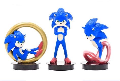 Prototype Movie!Sonic with original design figurines discovered. : r ...