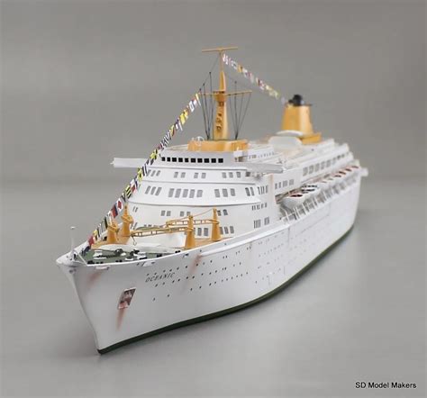 SD Model Makers: SS Oceanic Waterline Model with light “weathering”