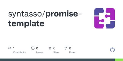 GitHub - syntasso/promise-template