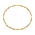 14K Gold Flexible Diamond Tennis Bangle Bracelet – Baby Gold