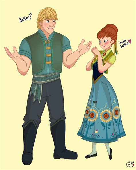 Anna and Kristoff - Frozen Fever Fan Art (38082123) - Fanpop