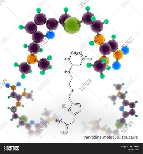 Ranitidine Molecule Image & Photo (Free Trial) | Bigstock