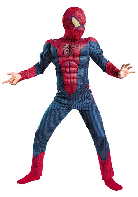 Child Spider-Man Movie Muscle Costume - Halloween Costume Ideas 2023