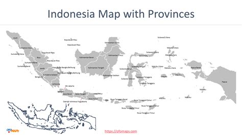 Indonesia Provinces Map