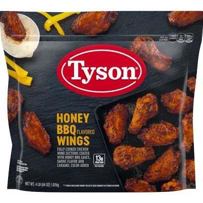 Tyson Honey BBQ Bone-In Chicken Wings, Frozen 64 oz. - Sam's Club