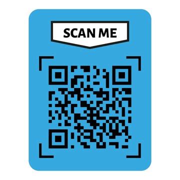 Premium Vector | Scan me qr code design qr code for payment text transfer with scan me button ...