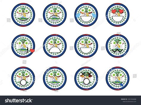 Set Belize Emoji Stock Illustration 1031994688 | Shutterstock